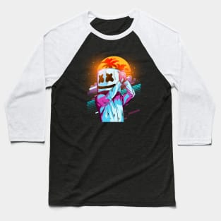 Marshmello Retro Vibe Baseball T-Shirt